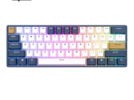 Klaviatūra Royal Kludge RK61 Plus (Mėlyna/Balta)