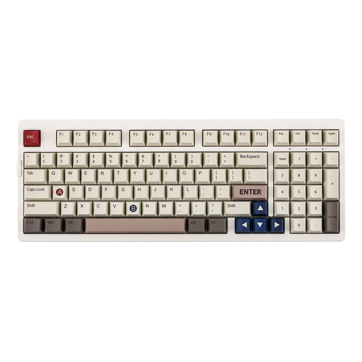 Klaviatūra Epomaker EK98 (Balta) - Image 2