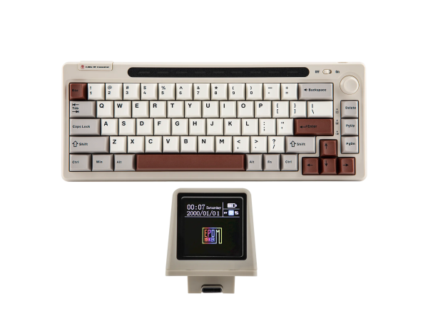 Epomaker RT65 Keyboard (White/Grey)
