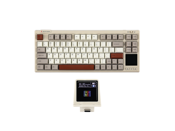 Epomaker RT80 Keyboard (White/Grey)