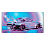 Pelės kilimėlis "LIT Mousepad" Vaporwave Porsche