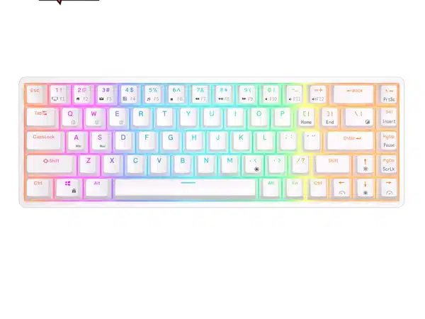 Keyboard Royal Kludge RK G68 (White)