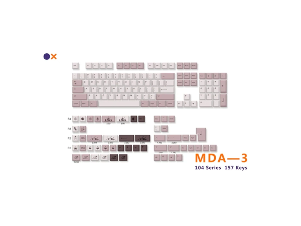 Keyboard keycaps Royal Kludge MDA-3