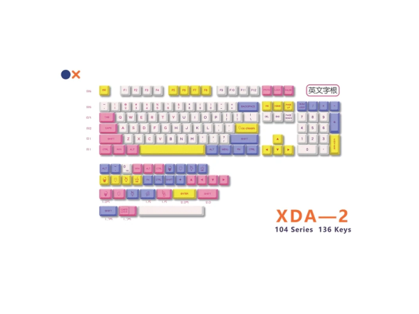 Keyboard keycaps Royal Kludge XDA-2