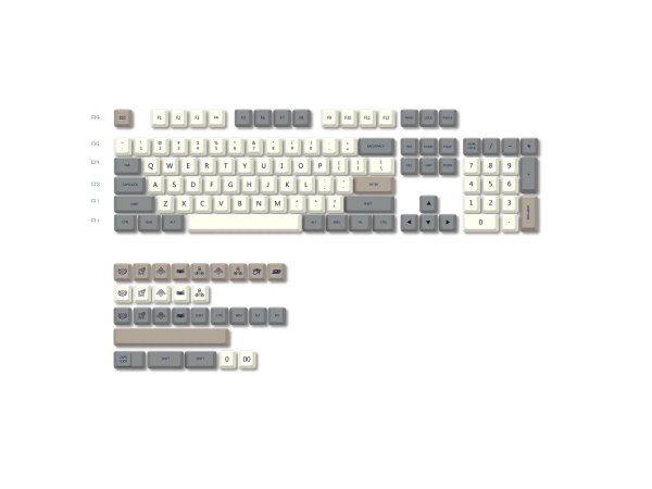 Keyboard keycaps Royal Kludge XDA-4