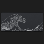 Mouse pad "LIT Mousepad" The Great Wave