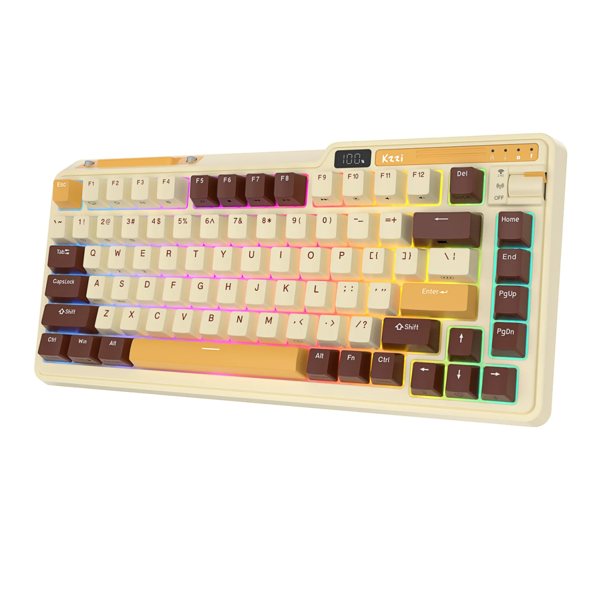 Klaviatūra Royal Kludge KZZI K75 Pro (Mousse) - Vaizdas 2