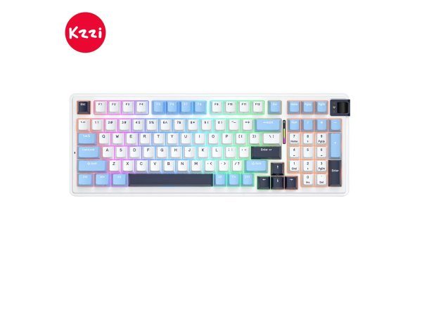 Keyboard Royal Kludge KZZI K98 (Polar White)