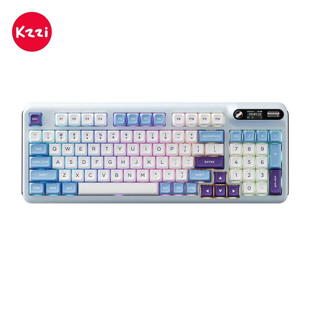 Klaviatūra Royal Kludge KZZI Z98 (Blue sea)-klaviaturos.shop