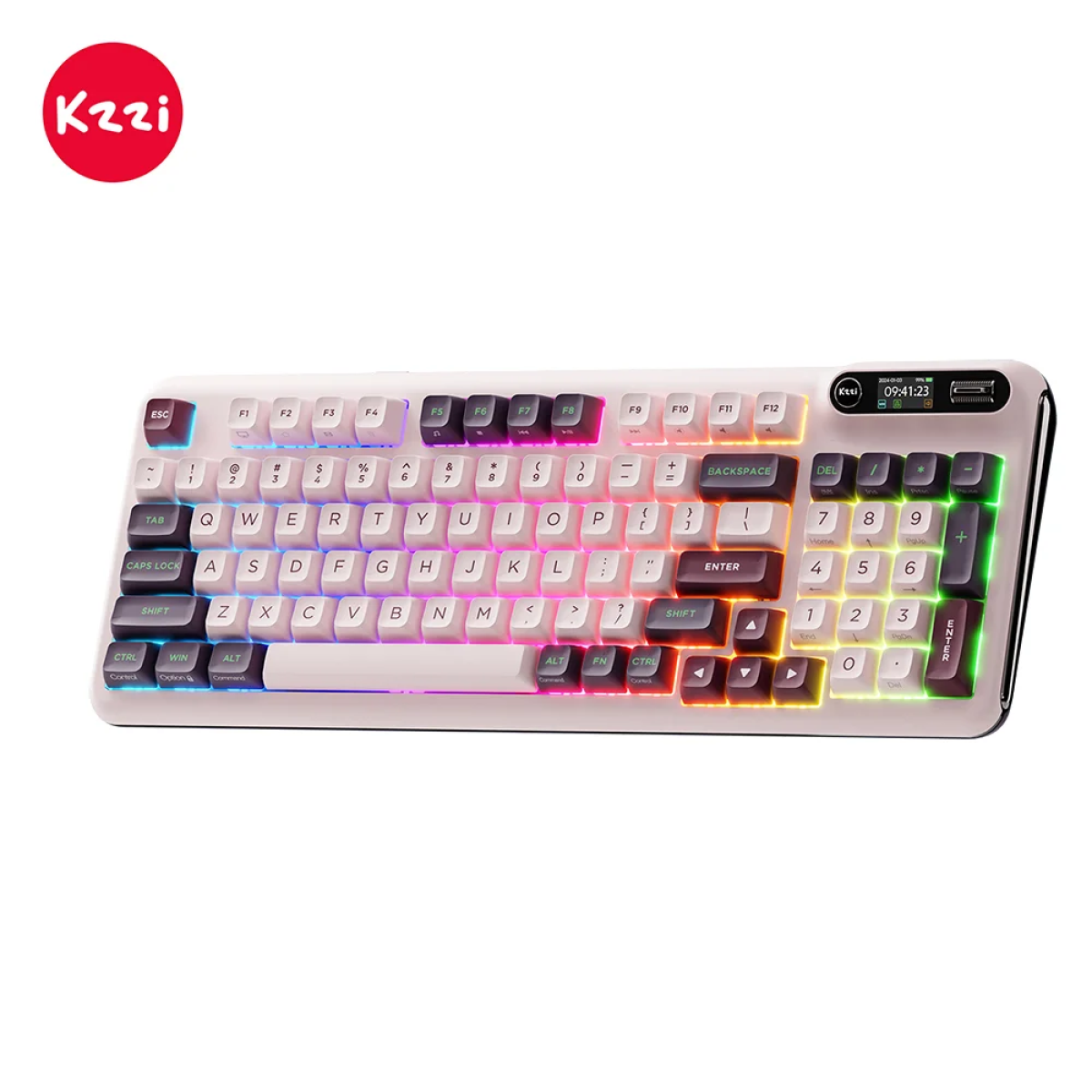 Klaviatūra Royal Kludge KZZI Z98 (Nezuko Purple) - Vaizdas 2