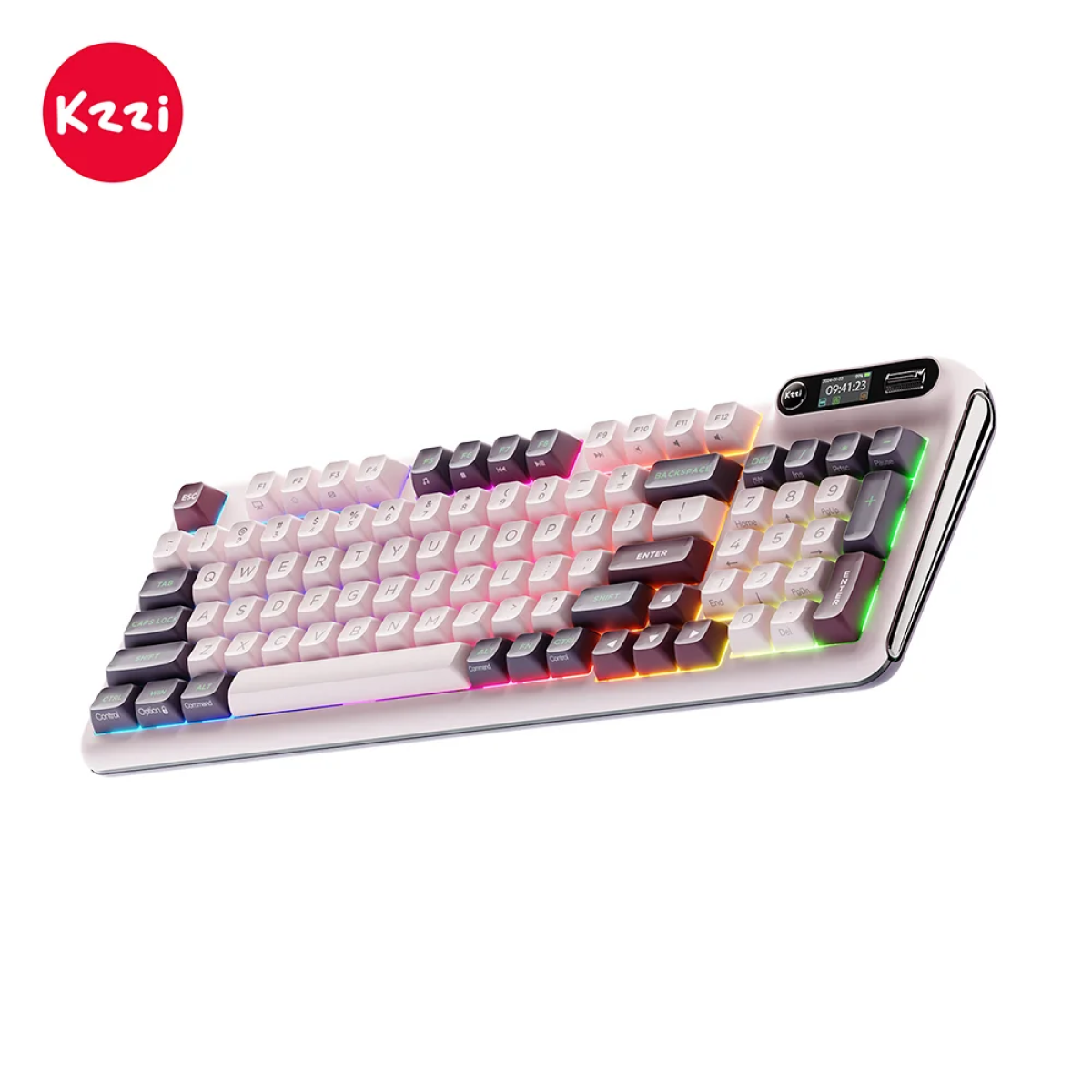 Klaviatūra Royal Kludge KZZI Z98 (Nezuko Purple) - Vaizdas 4