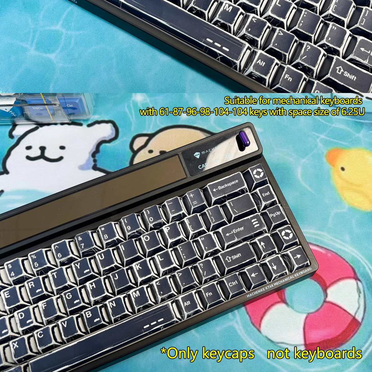 Klaviatūros keycaps'ai Royal Kludge CHERRY-111 - Image 4