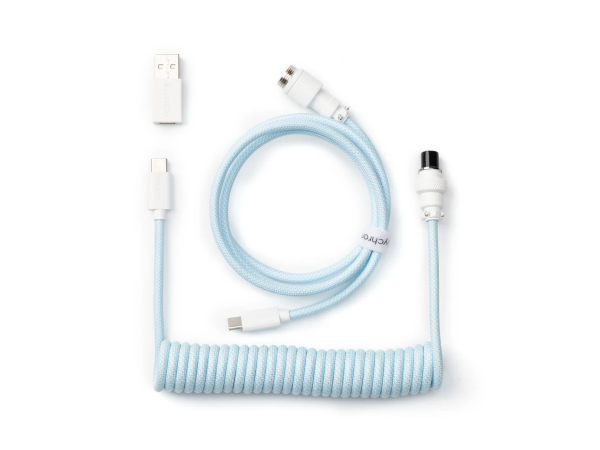 Keyboard cable Keychron Coiled (Light blue)