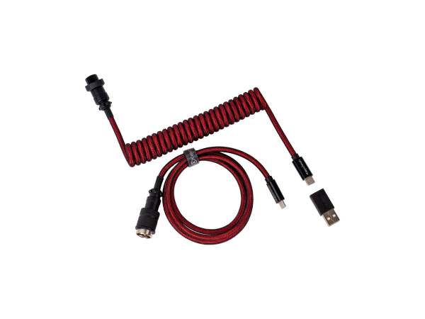 Keychron Premium Coiled Cable (Red)