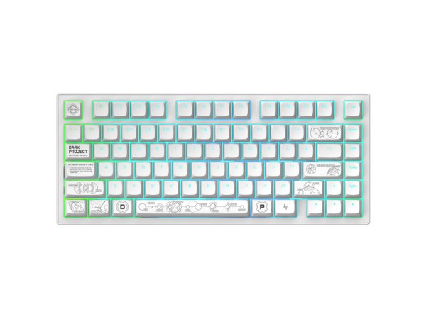 Keyboard Dark Project ALU81A Terra Nova (White)