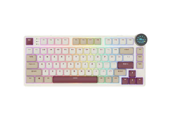 Low Profile Keyboard Royal Kludge N80 (Rosy Clouds)