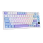 Klaviatūra Royal Kludge RK M75 (Taro Milk) - Vaizdas 4
