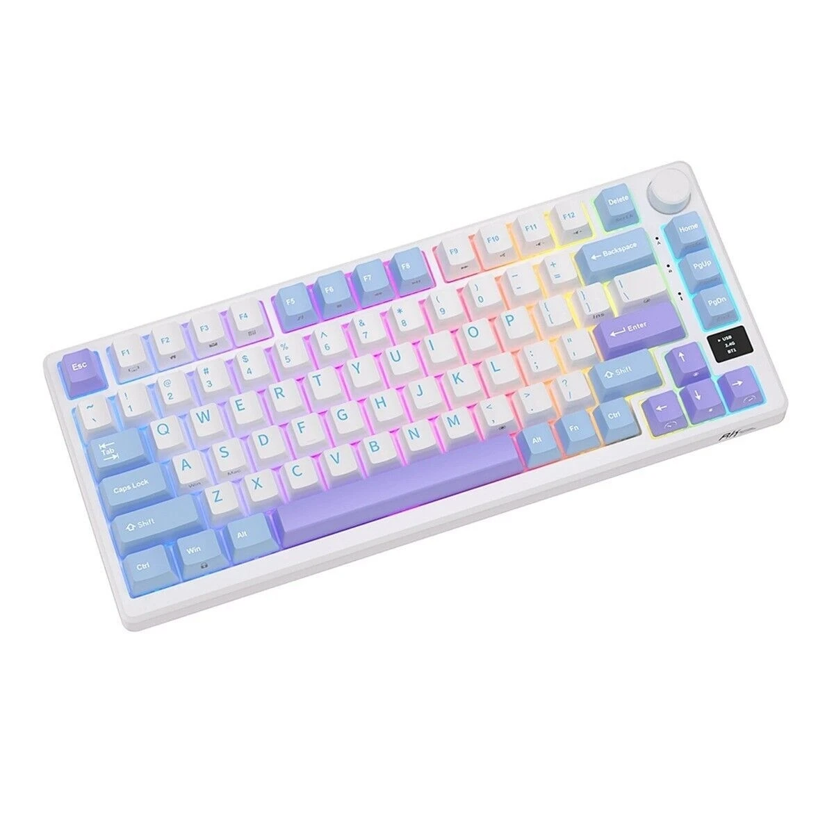 Klaviatūra Royal Kludge RK M75 (Taro Milk) - Image 2