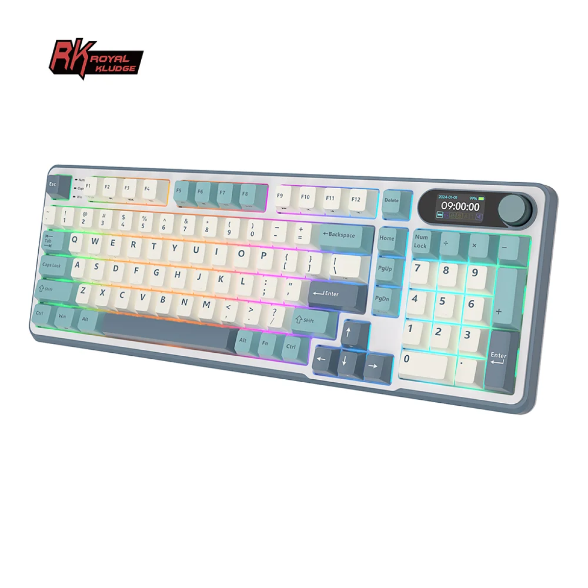 Klaviatūra Royal Kludge RK S98 (Light Could) - Vaizdas 2