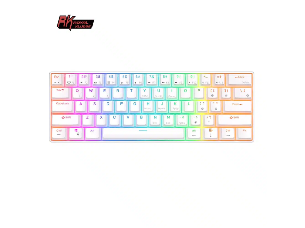 Royal Kludge RK61 Keyboard (White)