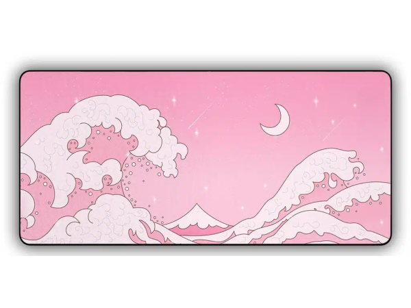 "LIT Mousepad" Kawaii Wave