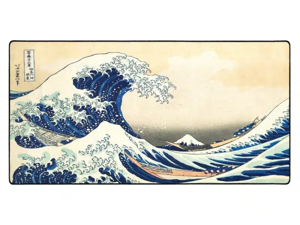 Mouse pad "LIT Mousepad" The Great Wave off Kanagawa, by Hokusai