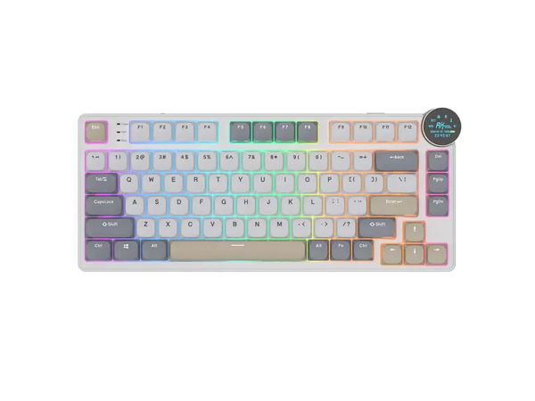 Low Profile Keyboard Royal Kludge N80 (Pearly Dawn)