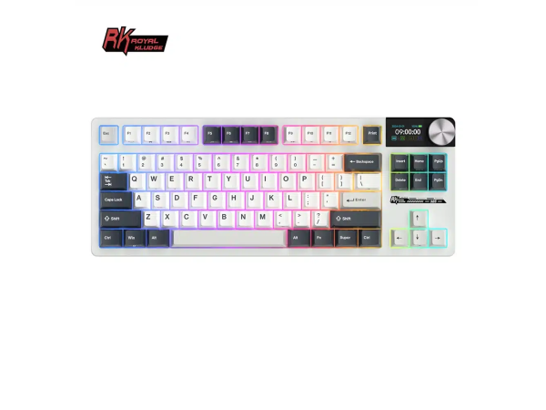 Keyboard Royal Kludge S85 (White Night)