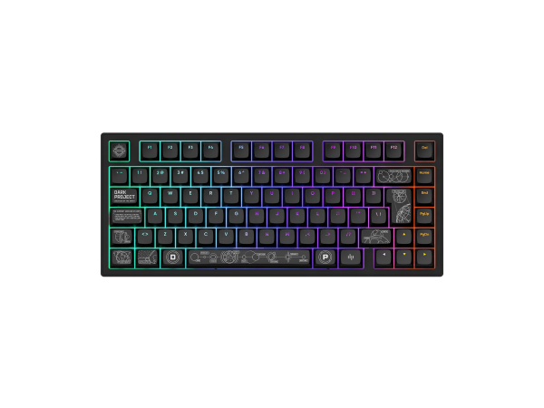 Keyboard Dark Project ALU81A Terra Nova (Black) ISO Layout