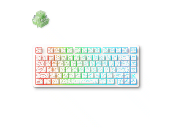 Keyboard MCHOSE Jet 75 Magnetic Hall Effect (White Topographic)