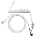 Keyboard cable VGN Double-Layer Coiled (White)