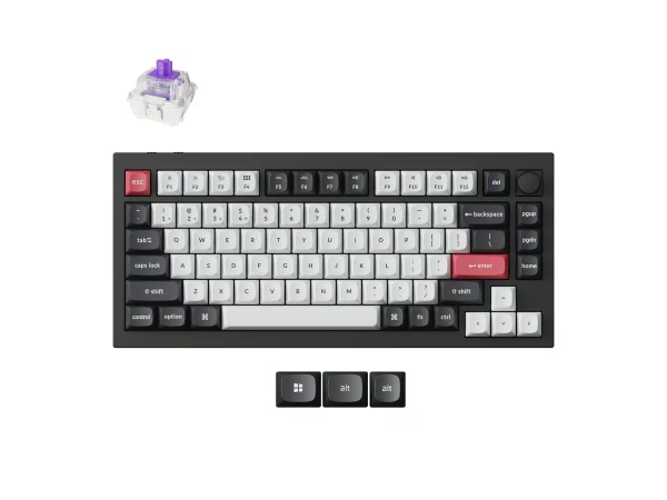 Keyboard Keychron Q1 Magnetic Hall Effect (Carbon Black)