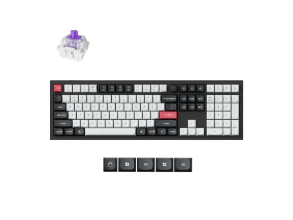 Keychron Q6 Magnetic Hall Effect Keyboard (Carbon Black)