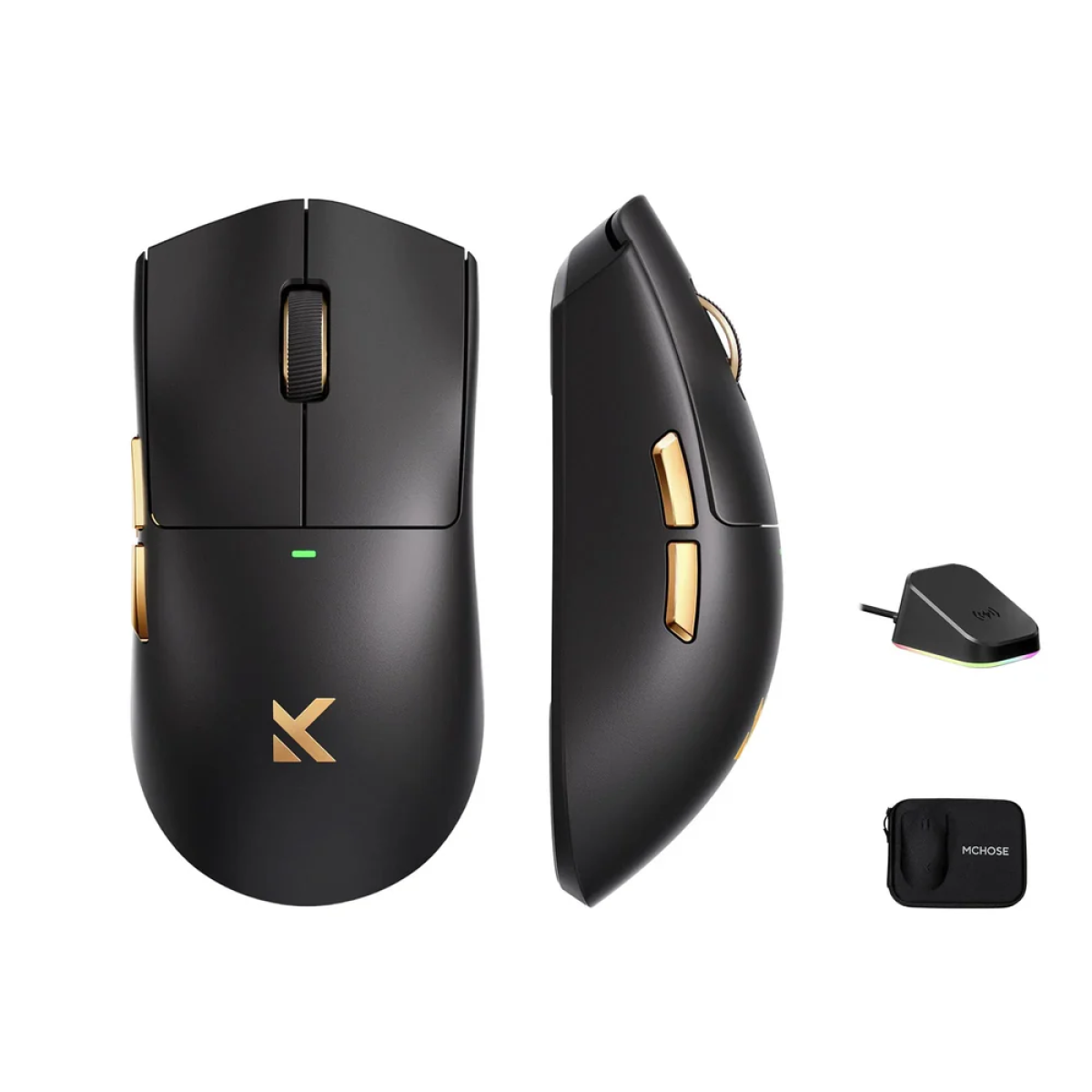 Bevielė Žaidimų Pelė MCHOSE K7 Ultra (Juoda) - Image 2