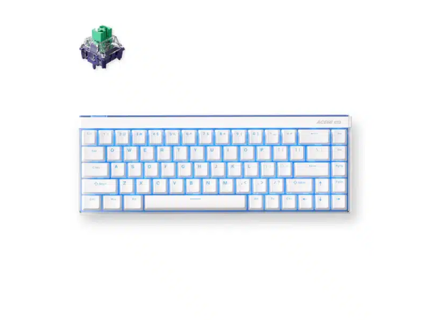 MCHOSE Ace 68 Air Keyboard Magnetic Hall Effect (Snow white)