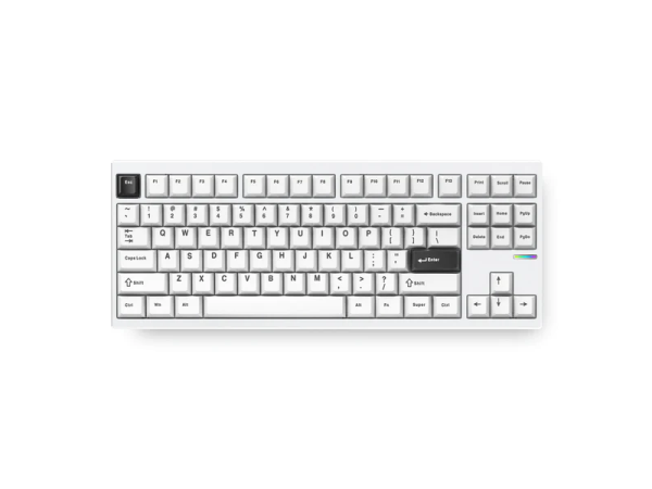 Keyboard MCHOSE GX87 Ultra Aluminum (White Electrophoresis)