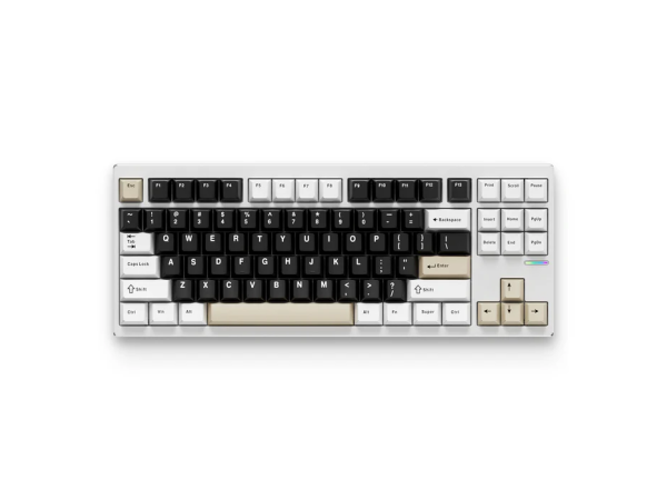 Keyboard MCHOSE GX87S Full Aluminium (Milky Brown)