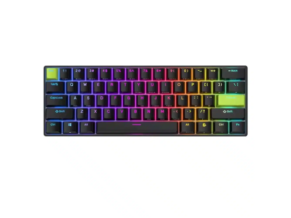 Keyboard Royal Kludge C61 Magnetic Hall Effect (Black Green)