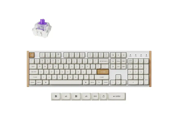 Keychron K10 Magnetic Hall Effect Keyboard (White)