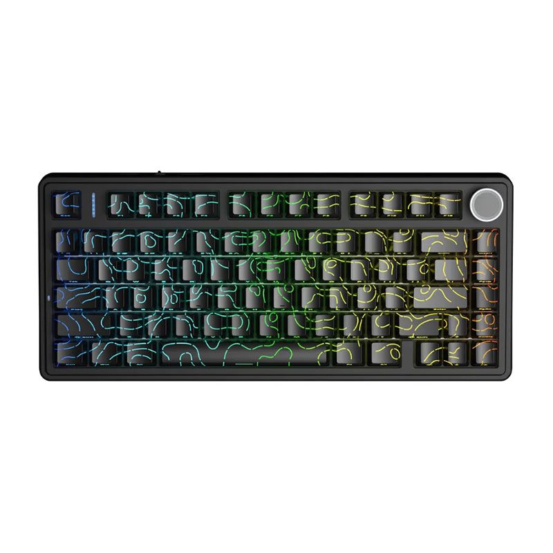 Bevielė Mechaninė Žaidimų Klaviatūra Aula F75 (Black Contour) Klaviaturos.shop