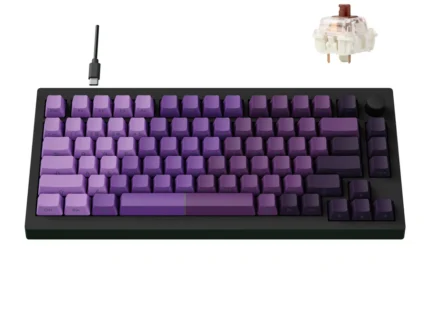Klaviatūra Keychron Lemokey X4 QMK (Violetinė)