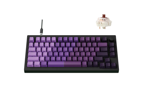 Keychron Lemokey X4 QMK Keyboard (Purple)