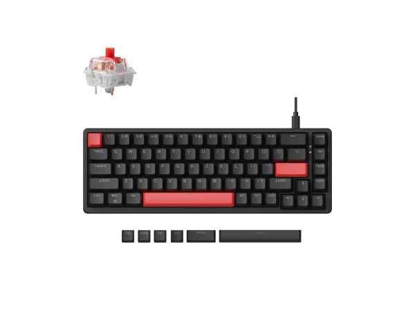 Keychron Lemokey X6 QMK Keyboard (Black)