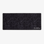 "LIT Mousepad" Black Topographic Mouse Pad