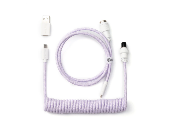 Keychron Coiled Keyboard Cable (Purple)