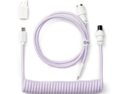 Klaviatūros laidas Keychron Coiled (Violetinis)