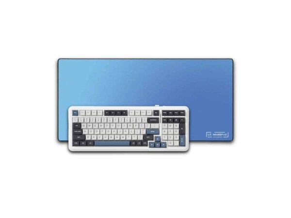 Blue Gaming Set - MCHOSE K99 V2 (Navy Blue) + „LIT Mousepad” Gradient 1