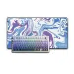 Purple Gaming Set - Aula F75 Pro (Purple) + „LIT Mousepad” Strata Liquid 7