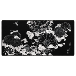 „LIT Mousepad” Chrysanthemums and Bee, by Hokusai