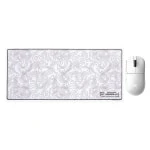 Baltas Topografinis Žaidimų Rinkinys - MCHOSE A7 V2 Ultra+ + „LIT Mousepad” White Topographic